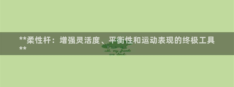 尊龙凯时ag旗舰厅：**柔性杆：增强灵活度、平衡性和