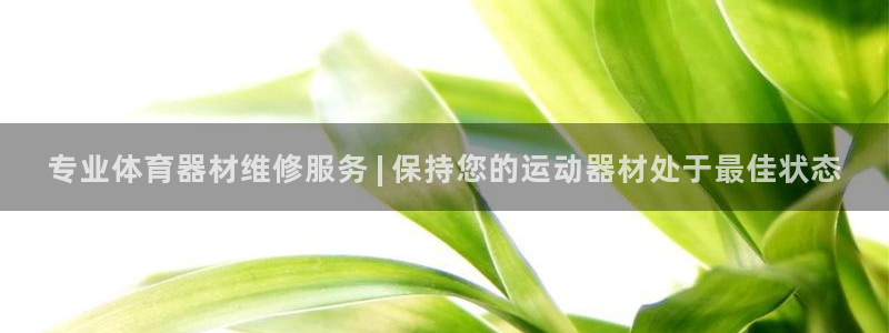 尊龙凯时 人生就是搏首页：专业体育器材维修服务 | 
