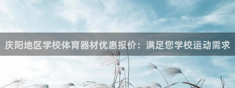 凯时国际最新：庆阳地区学校体育器材优惠报价：满足您学校运动需
