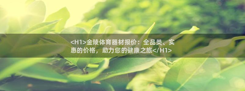 尊龙旗舰店：<H1>金陵体育器材报价：全品类、实
惠